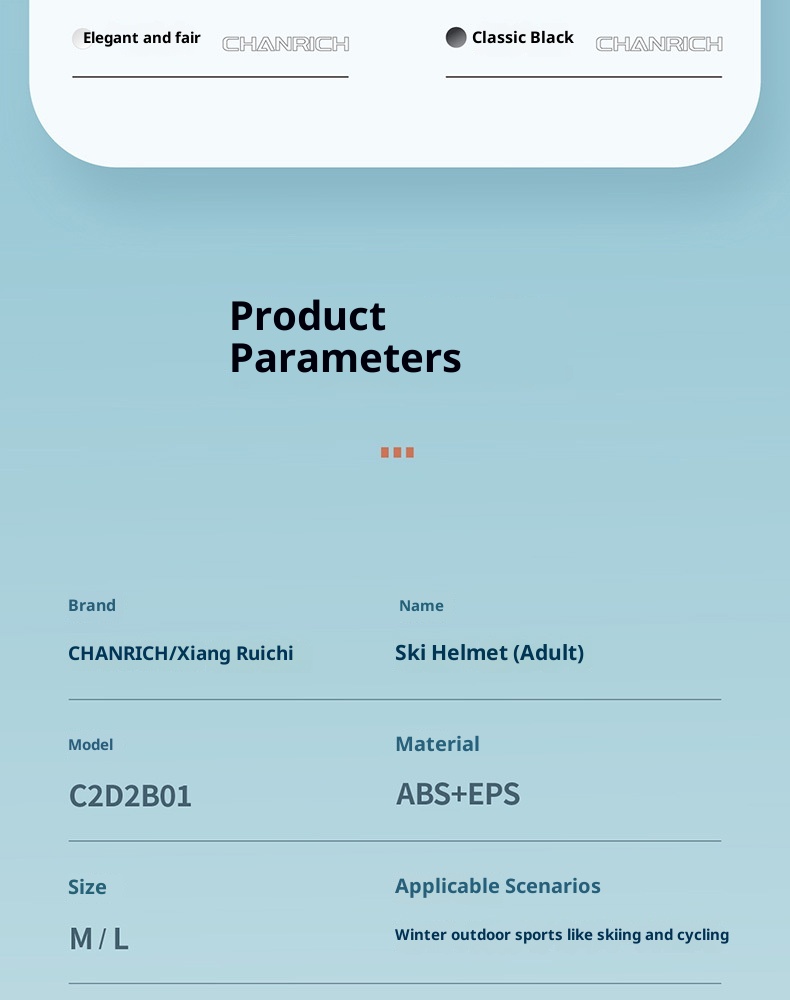 001 Leichter, warmer und winddichter Unisex-Skihelm für Erwachsene, geeignet für Outdoor-Aktivitäten wie Radfahren, Motorradfahren und mehr. Geeignet für E-Bikes und Motorräder._voghion.com