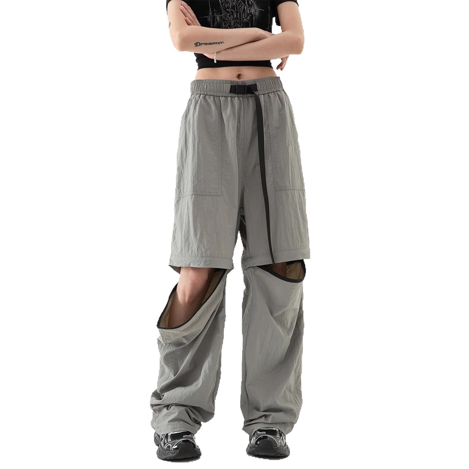 001 Dzięcioł Outdoor Softshell dla mężczyzn i kobiet, nowe, cienkie, letnie spodnie trekkingowe dla spadochroniarzy, lodowy jedwab_voghion.com