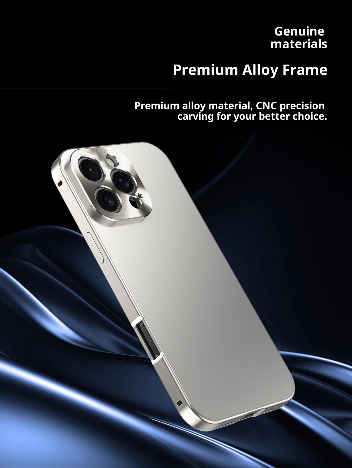 TechGlobe Cross-border New Metal Magnetic Anti-drop Case For IPhone 16/15/14/13/12/Pro Max_voghion.com