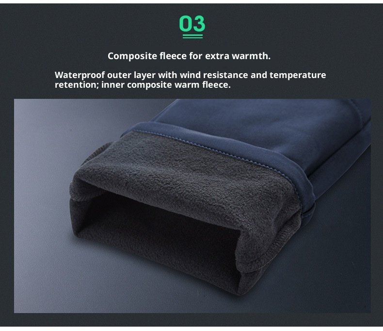 001 Zimowe, grube, polarowe spodnie typu softshell dla mężczyzn, outdoorowe, wiatroodporne, wodoodporne, ciepłe, sportowe, turystyczne, długie, producent_voghion.com
