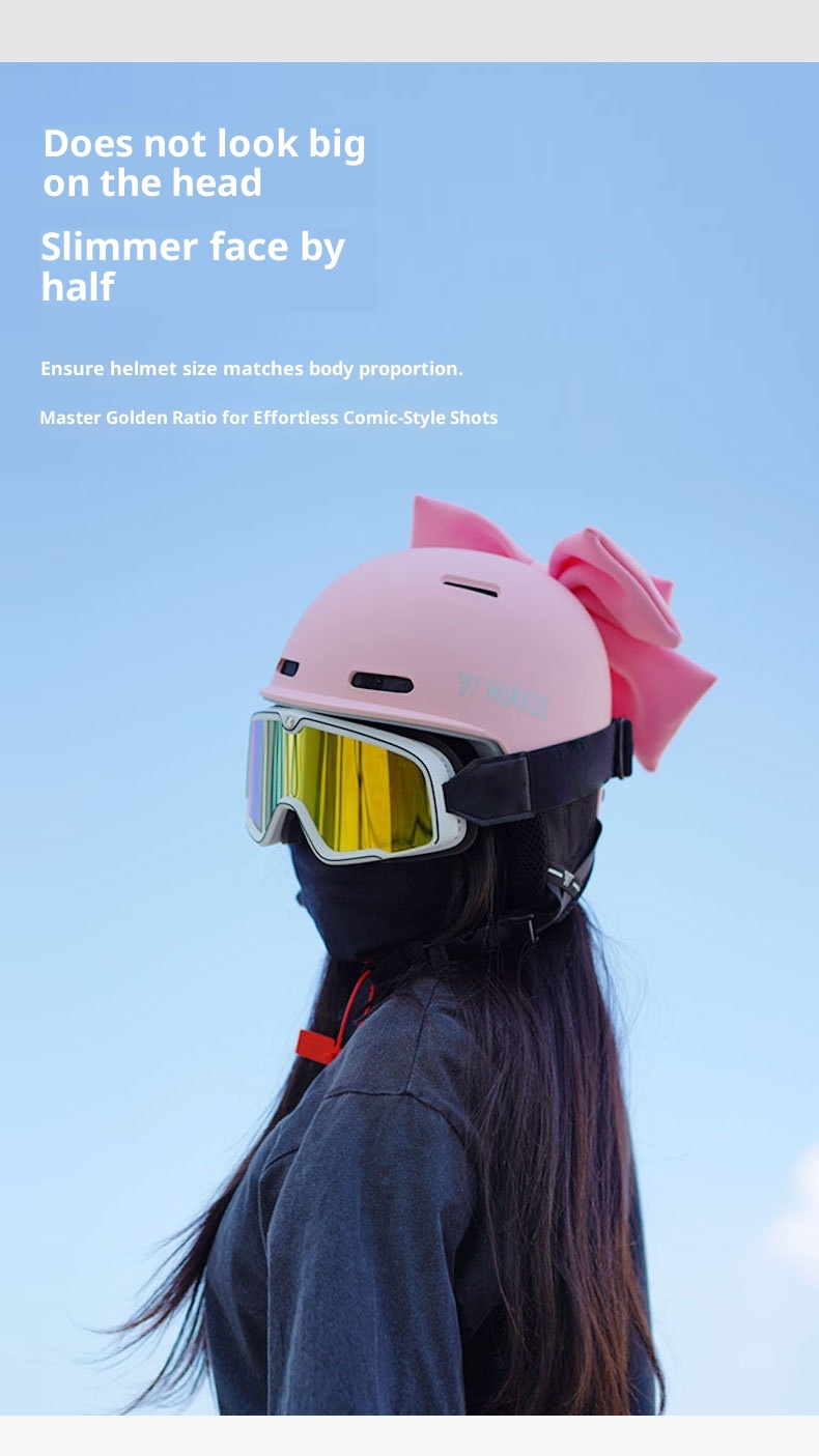 001 MAHAER Ski- und Snowboardausrüstung Schutzausrüstung für Damen und Herren Warmer Antikollisionshelm Schneekappe_voghion.com