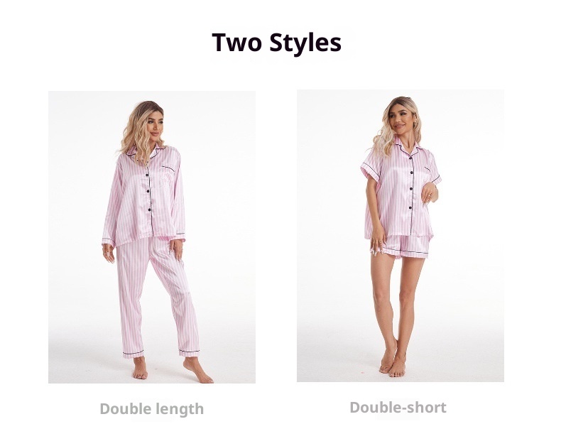 ChicShe Foreign Trade Cardigan corto a righe bianche e grigie da donna, a maniche lunghe, per la casa, in stile europeo e americano_voghion.com