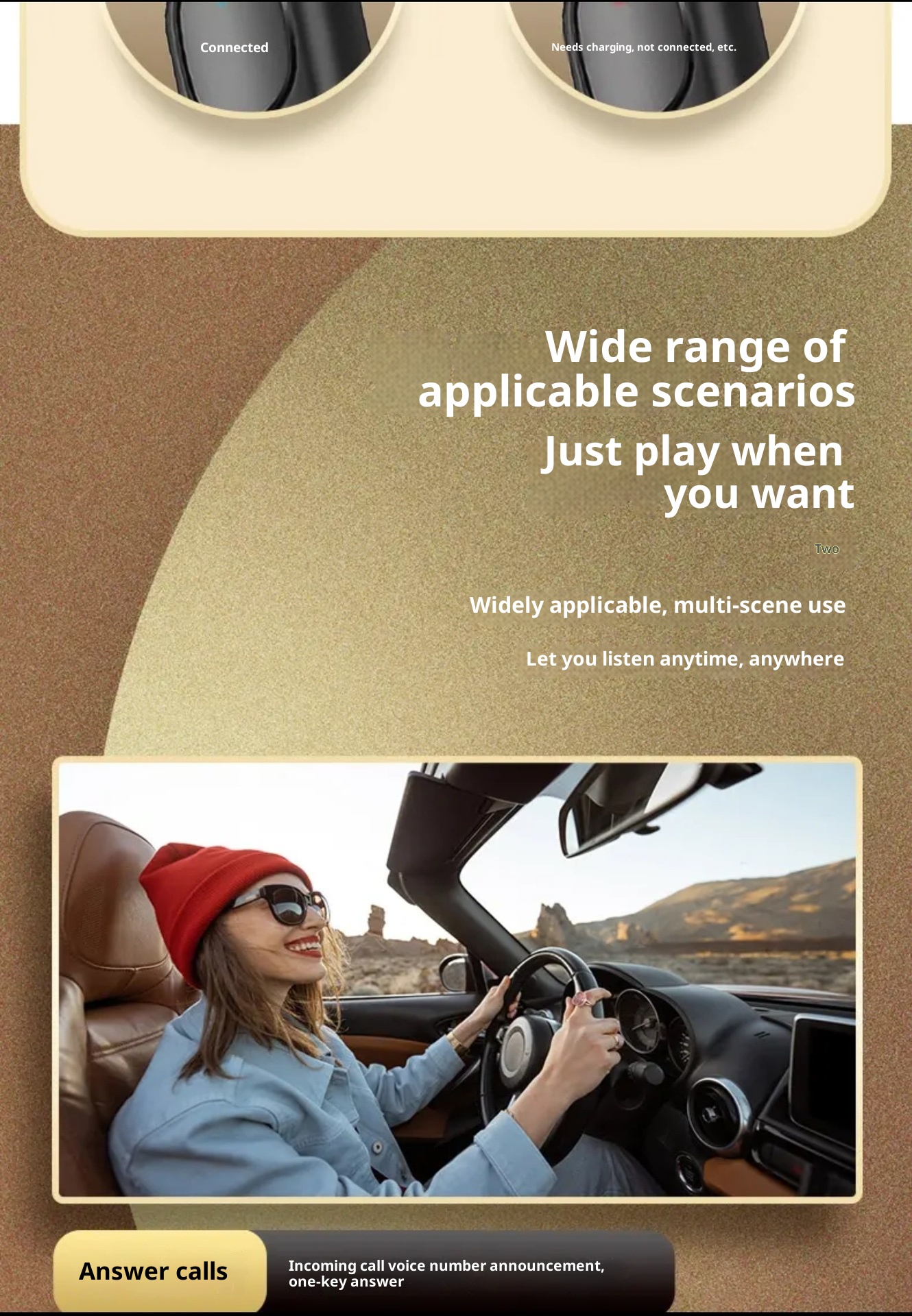 Auricolari Bluetooth 3c OWS non in-ear con controllo touch, gancio singolo per l'orecchio, wireless, sport, commercio estero transfrontaliero, osso_voghion.com