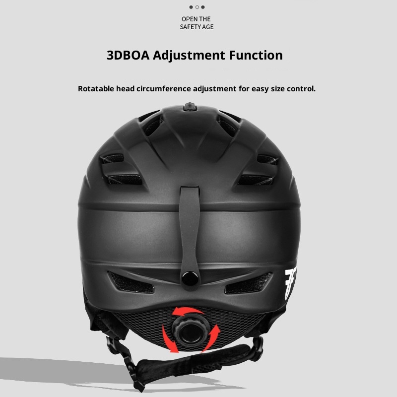 001 All-in-One Professional Ultra-Light Snowboard Snow Adjustable Thickened Ski Helmet Warm And Comfortable_voghion.com
