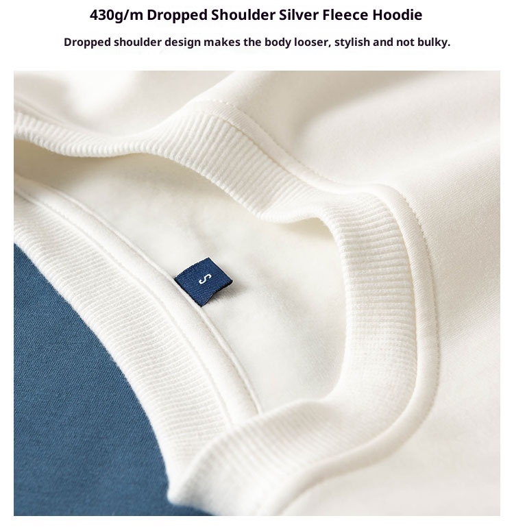 Sweat-shirt d'hiver en polaire épaisse pour homme, couleur unie, chaud, col rond, grandes tailles, coupe ample, impression personnalisée_voghion.com