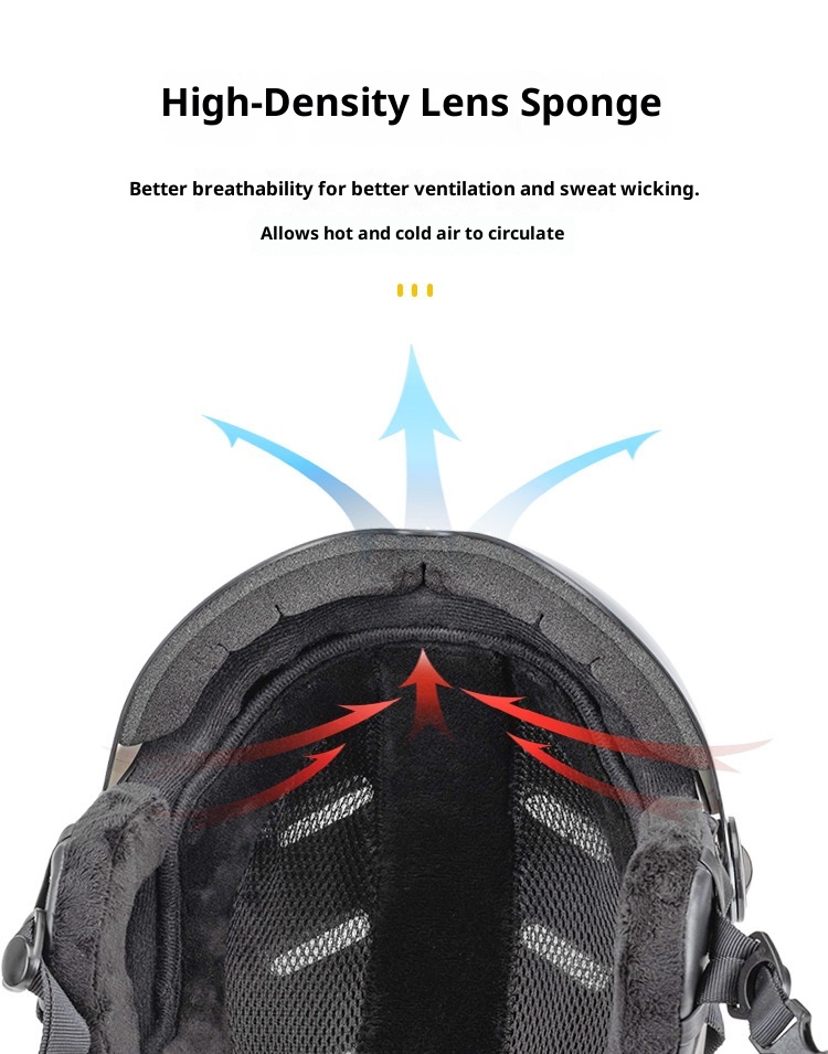 001 Gafas de esquí y nieve para deportes al aire libre, nuevas, transfronterizas, integradas, para hombre y mujer, con casco para esquí y snowboard, cálidas y seguras._voghion.com