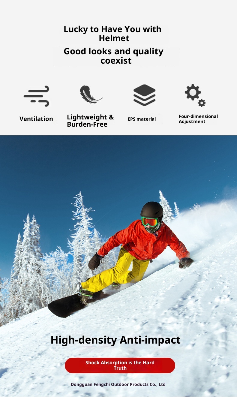 001 2023 Neuer grenzüberschreitender Verkaufsschlager Hersteller Großhandel Skihelm für Erwachsene mit Sturzschutz und Thermofunktion Geeignet für_voghion.com