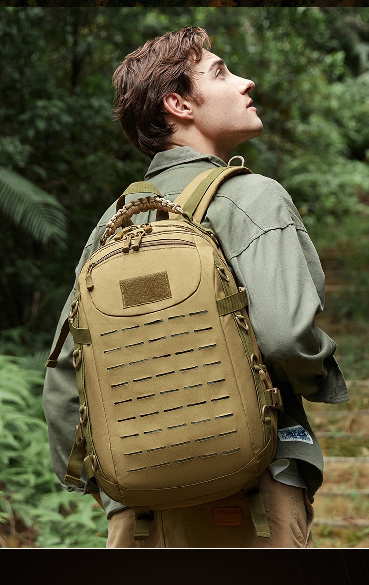 ActiveGo Taktischer Rucksack mit großem Fassungsvermögen, wasserdicht, abriebfest, multifunktional, für Bergsteigen, Wandern, Reisen, Herren_voghion.com