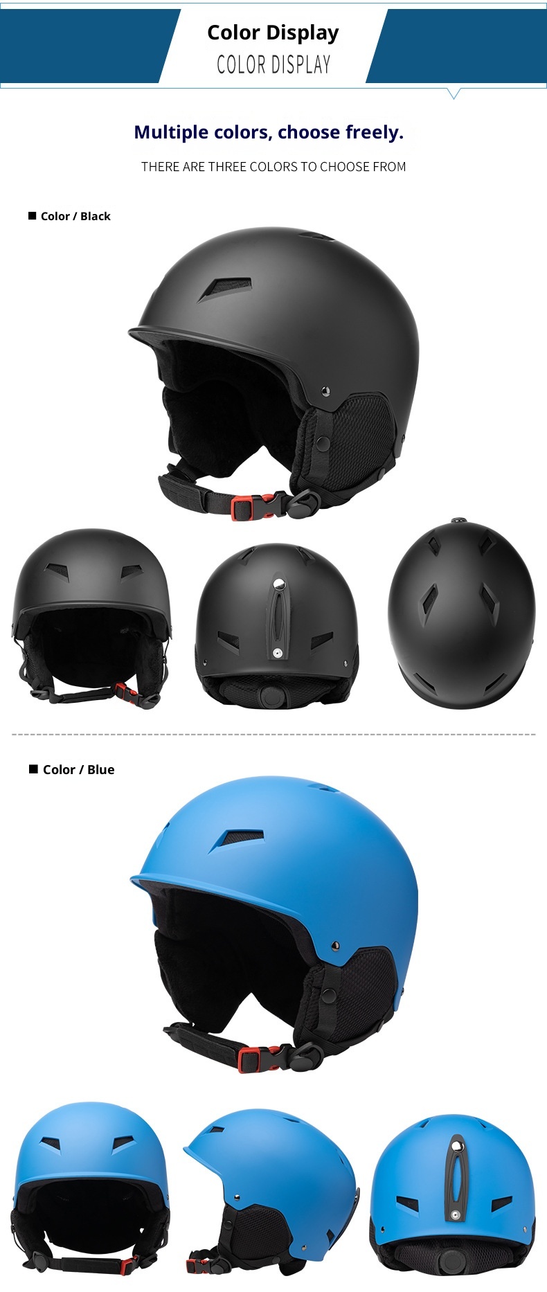 001 Neuer winddichter Skihelm mit Ohrenschutz, warm, für Erwachsene, Unisex, Snowboard- und Fahrradhelm, Winterhelm_voghion.com
