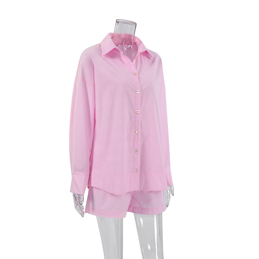 ChicShe 2024 Pigiama estivo a maniche lunghe europeo e americano all'ingrosso in cotone e lino da donna, moda ampia transfrontaliera_voghion.com