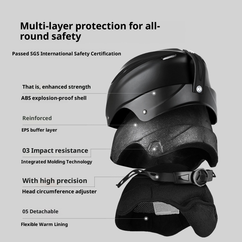 001 Snowboard Herren-Spiegel-Sicherheitsbrille, großer Skihelm, Skibrillen-Set, Komplettausrüstung_voghion.com