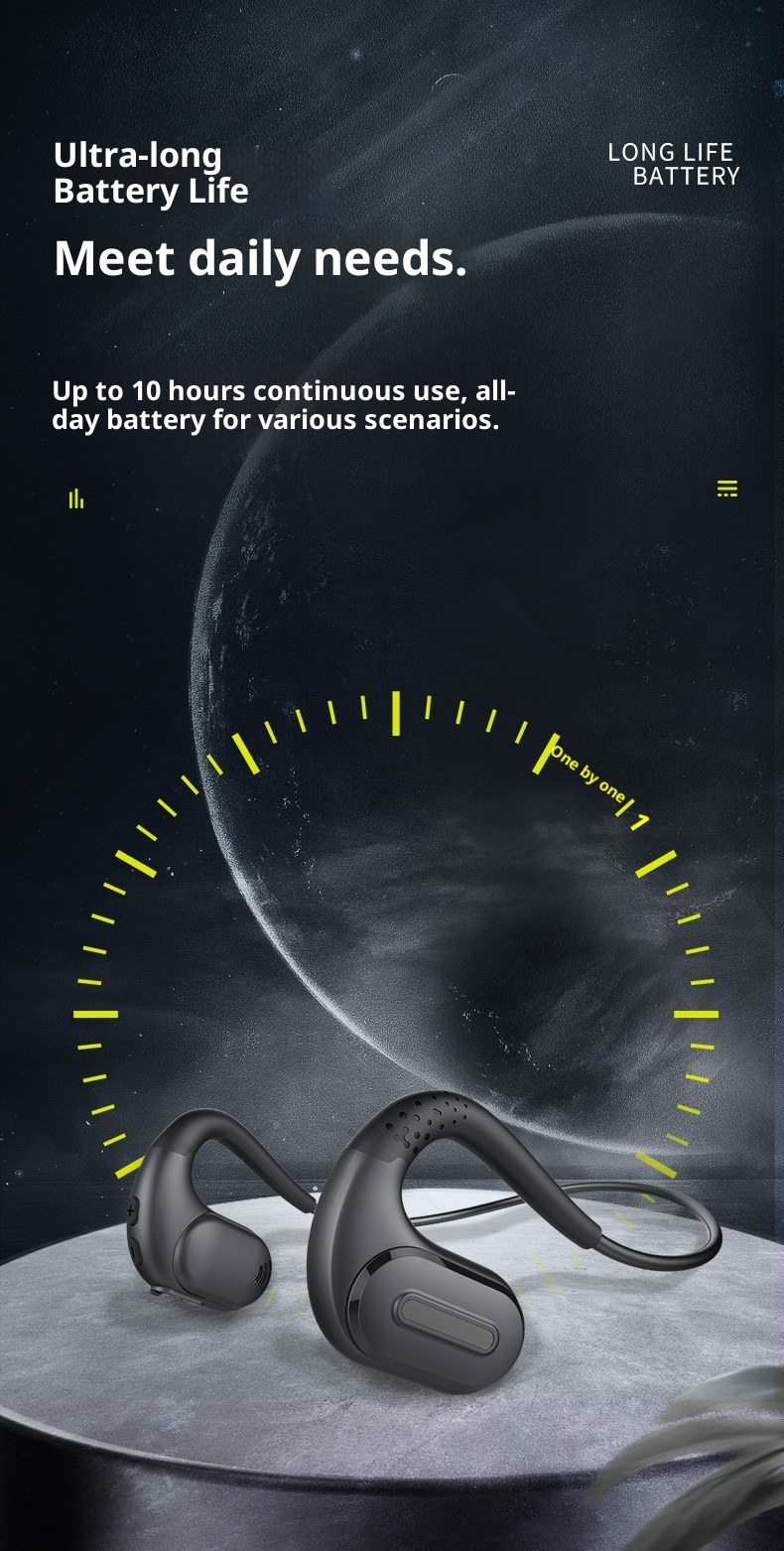 3c G9 Independent Detachable Microphone Arm HD Call Bluetooth Business Headset_voghion.com