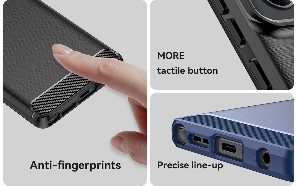 TechGlobe Suitable For MotoG Stylus 2024 Phone G24 MOTO G04 Brushed Anti-drop Protective Cover Soft TPU Case_voghion.com