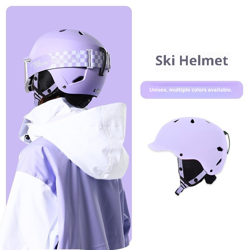 001 Phibee Elephat Ski Helmet Detachable For Childre Adults Outdoor Sports Equipmet Sigle Ad Double Board Ear_voghion.com