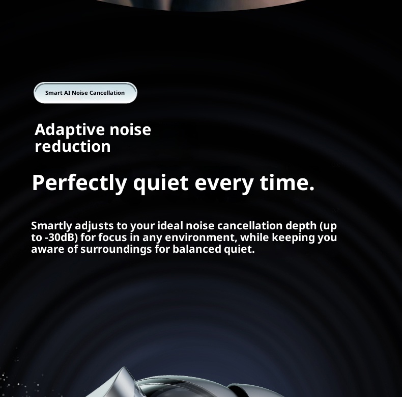 3c Cross-border AI Translation Hot-Selling True Wireless Bluetooth Earbuds Noise Cancelling In-Ear Long Battery Life Large_voghion.com