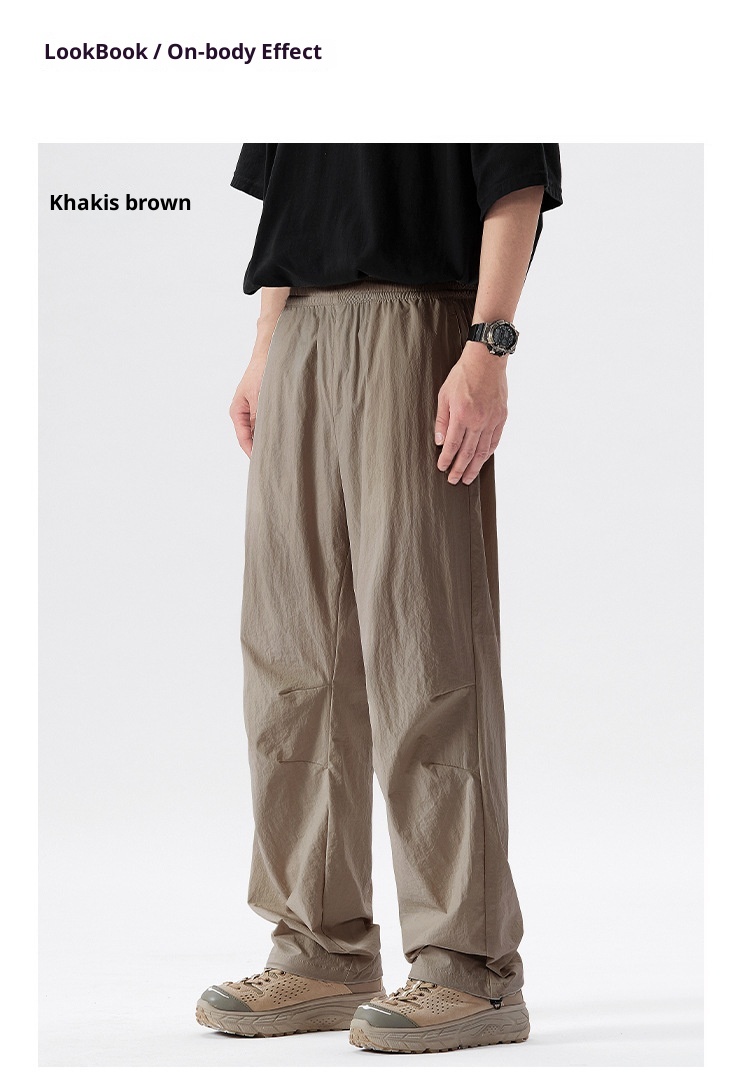 001 Summer Thin Soft Shell Tactical Paratrooper Hiking Long Outdoor Work Waterproof Windproof Pants_voghion.com