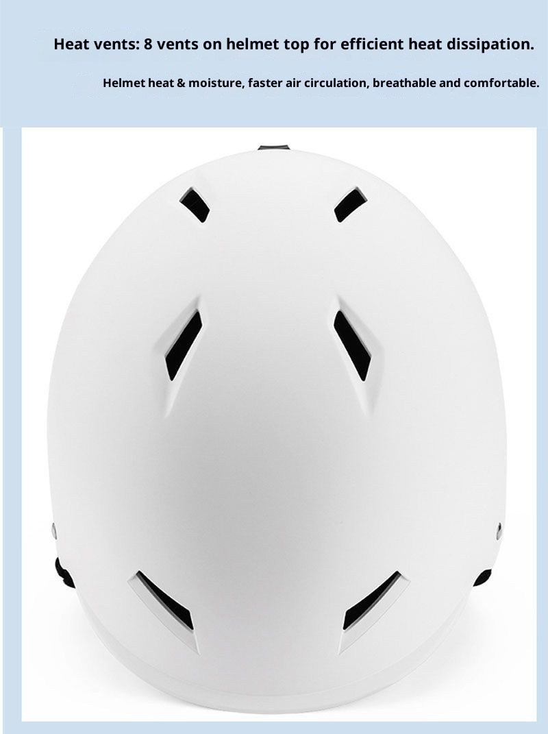 001 Herrenhelm Snowboarden/Skifahren, Professionelle Skiausrüstung, Schutzausrüstung für Damen, Warm und stoßfest, Neu_voghion.com