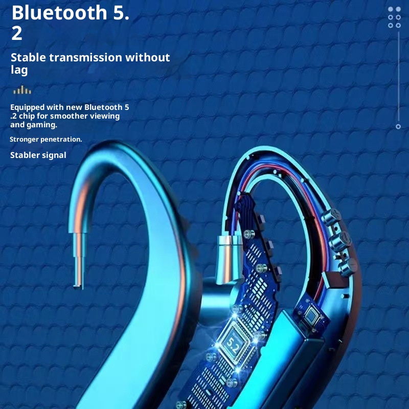 3c Earbuds True Wireless Over-Ear Business Driving Sports Running Listening To Music Calling Bluetooth Left And Right Ear_voghion.com