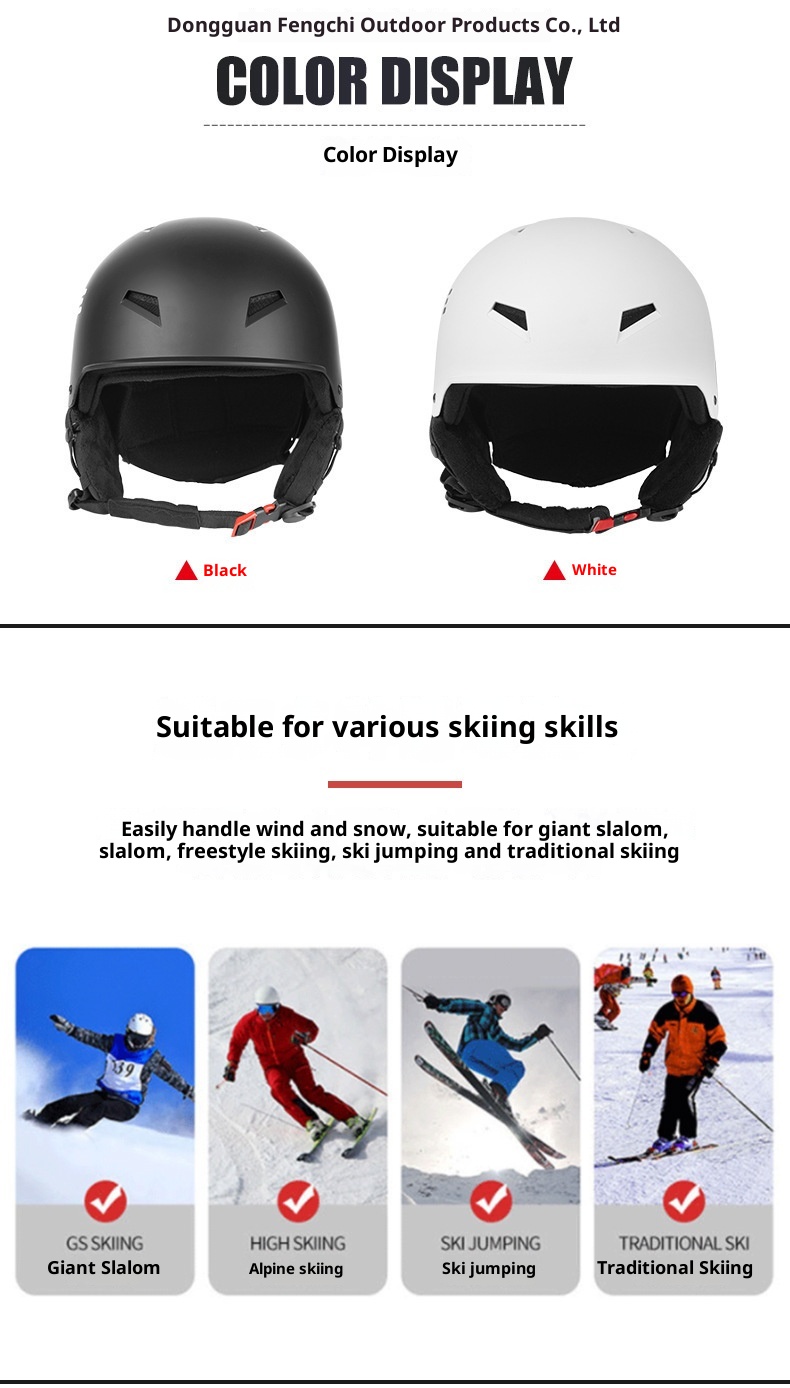 001 2023 Neuer grenzüberschreitender Verkaufsschlager Hersteller Großhandel Skihelm für Erwachsene mit Sturzschutz und Thermofunktion Geeignet für_voghion.com