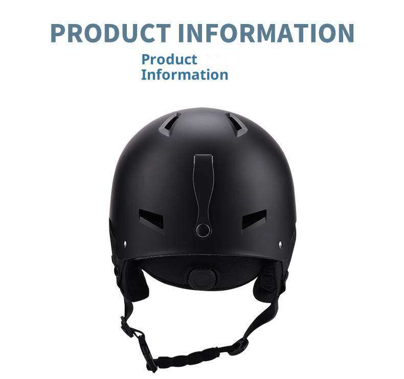 001 Zimowy kask narciarski unisex dla dorosłych, termiczny sprzęt do sportów na świeżym powietrzu, ochronna czapka bezpieczeństwa do jazdy na rolkach_voghion.com