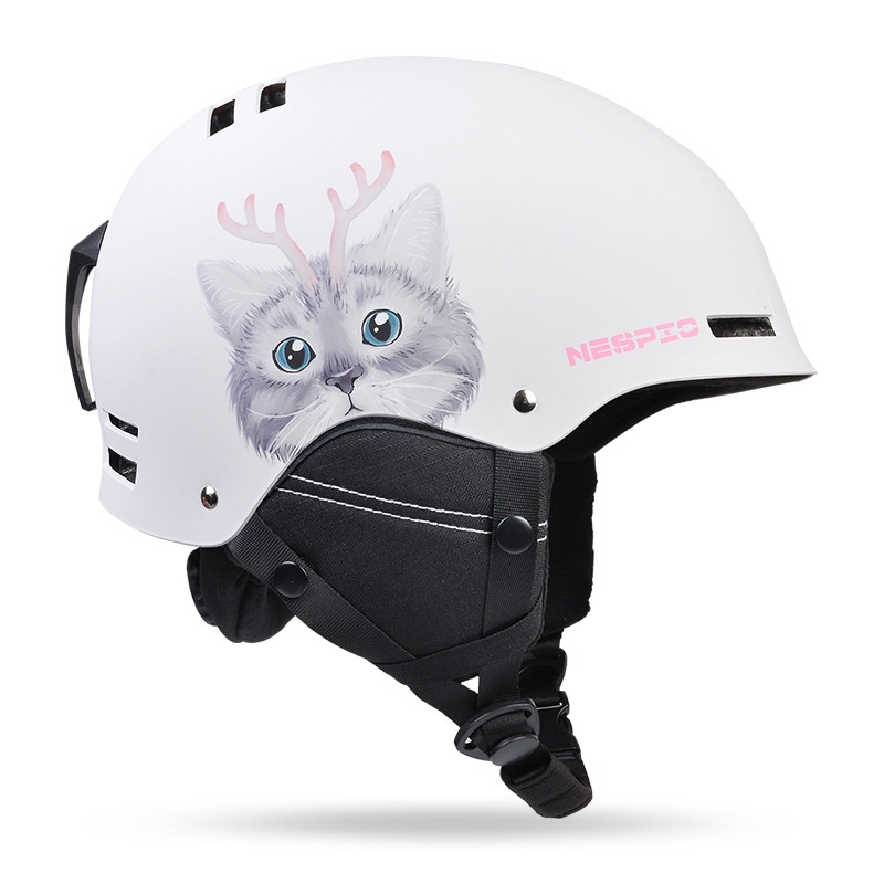001 Helm für Damen und Herren, Snowboard- und Skischutzausrüstung, warmer und atmungsaktiver Skihelm für Erwachsene, Skiausrüstung_voghion.com