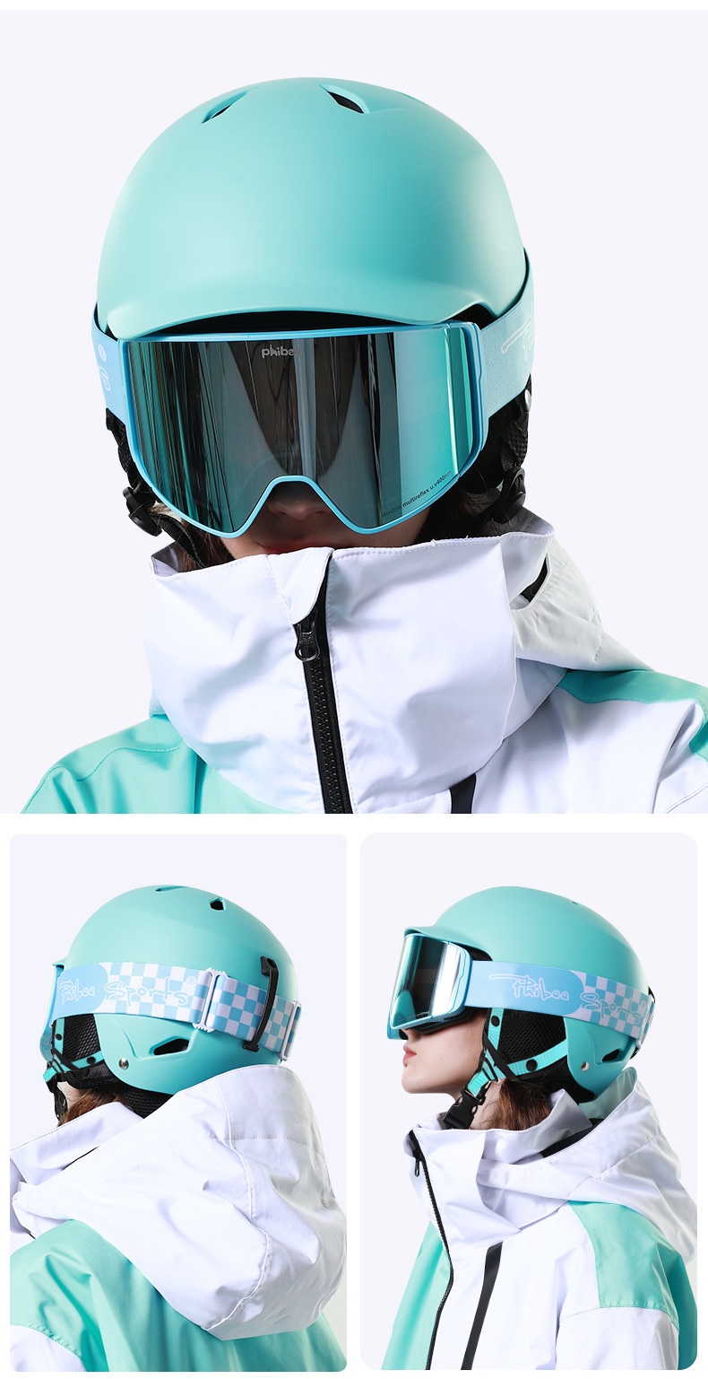 001 Phibee Elephat Ski Helmet Detachable For Childre Adults Outdoor Sports Equipmet Sigle Ad Double Board Ear_voghion.com