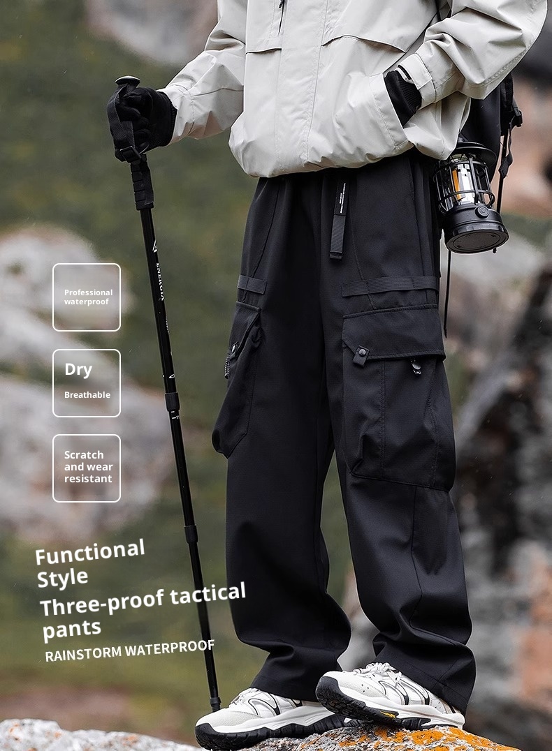 001 Woodpecker Tres Proof Zapatos Deportivos de Pierna Recta para Hombre, Primavera y Otoño, Estilo Paracaidista Americano, Montañismo Funcional_voghion.com