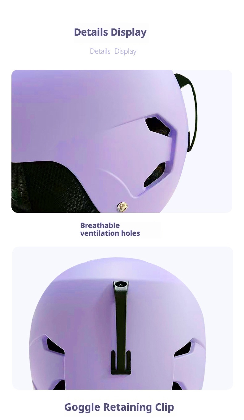 001 Phibee Elephat Ski Helmet Detachable For Childre Adults Outdoor Sports Equipmet Sigle Ad Double Board Ear_voghion.com