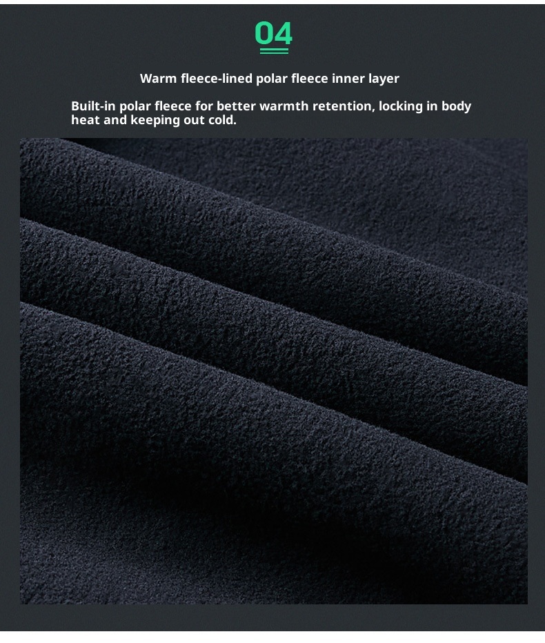 001 Zimowe, grube, polarowe spodnie typu softshell dla mężczyzn, outdoorowe, wiatroodporne, wodoodporne, ciepłe, sportowe, turystyczne, długie, producent_voghion.com