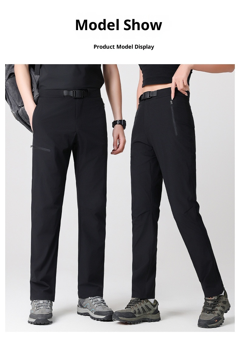001 Cross-border Long Men And Women Quick-dry Casual Outdoor Versatile Loose Hiking Sports Waterproof Straight Pants_voghion.com