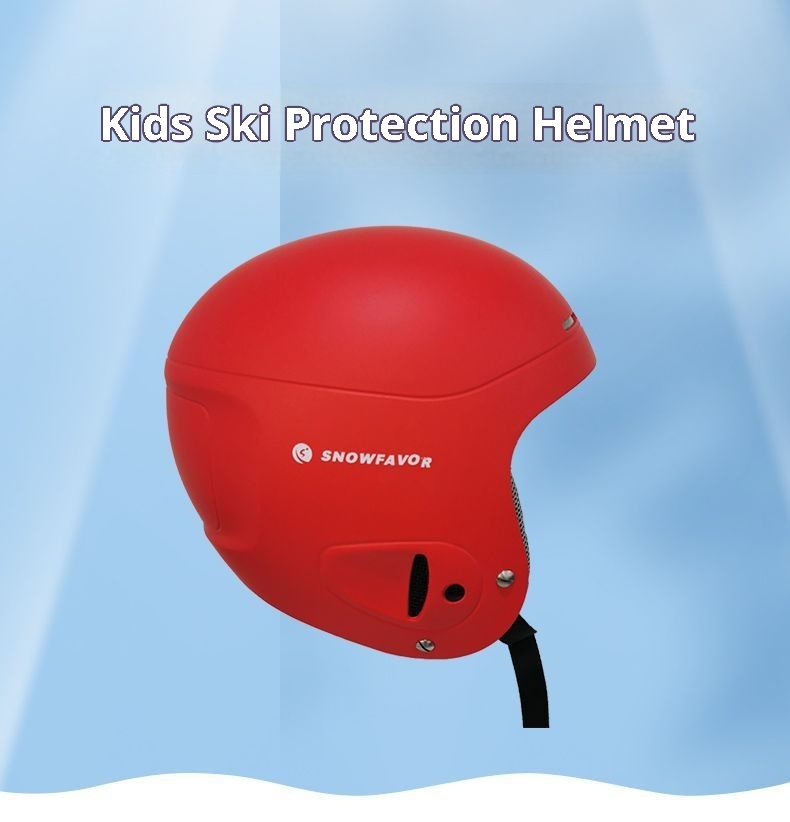 001 Snow Flying SNOWFAVOR Children's Ski Full Helmet XSF-JTK-01 White Red Other Encounter Yi_voghion.com