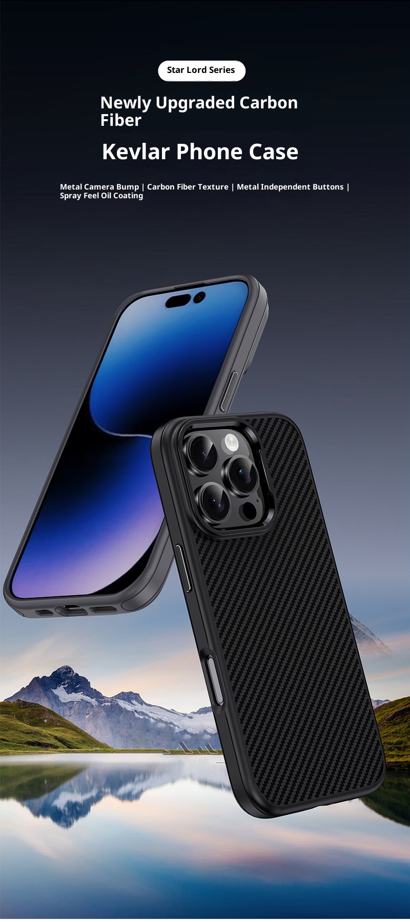 TechGlobe Adatto per il telefono cellulare 16promax Nuova custodia protettiva anti-caduta per iPhone 16pro, 16plus in fibra di carbonio_voghion.com