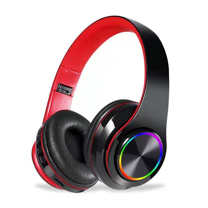 3c Cross-Border Hot-Selling B39 Luminous Wireless Foldable Stereo Bluetooth Headphones Factory Direct Sale_voghion.com