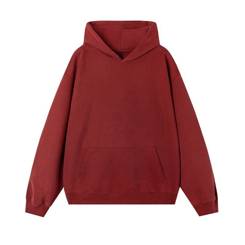 Felpa con cappuccio unisex tinta unita da uomo, di marca alla moda, da 450 g, pesante, personalizzazione fai da te, uniforme da lavoro_voghion.com