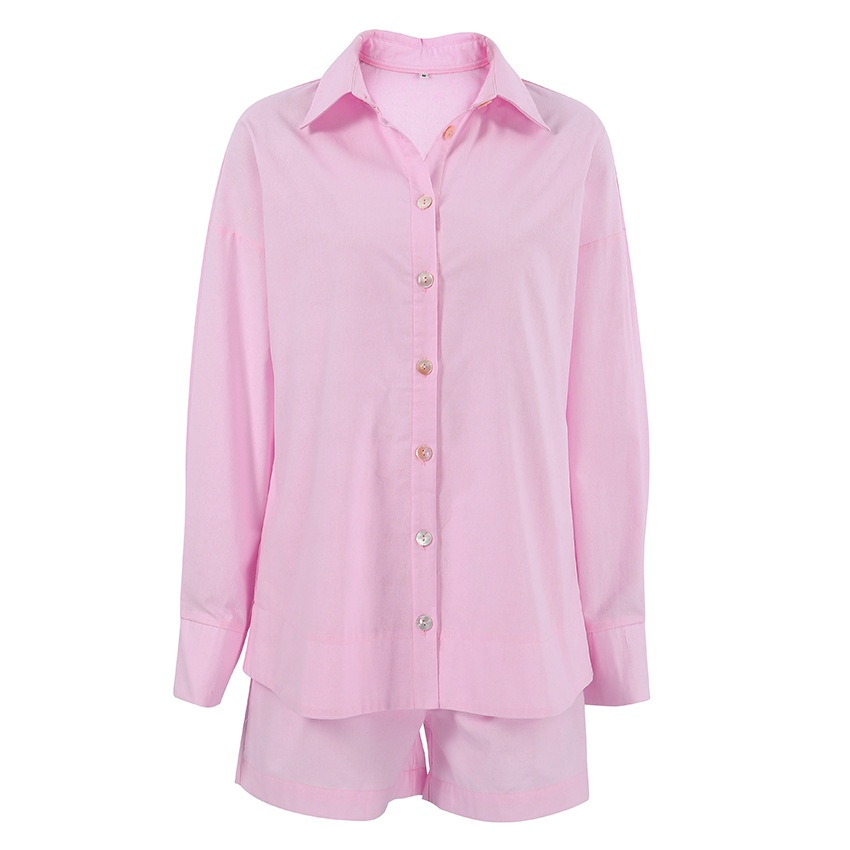 ChicShe 2024 Pigiama estivo a maniche lunghe europeo e americano all'ingrosso in cotone e lino da donna, moda ampia transfrontaliera_voghion.com