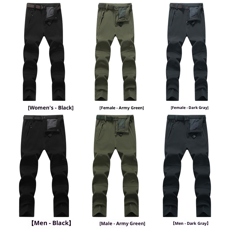 001 Herbst Winter Outdoor Softshell Fleece gefüttert Warm Verdickt Lässig Winddicht Atmungsaktiv Jacke Herren Radhose_voghion.com