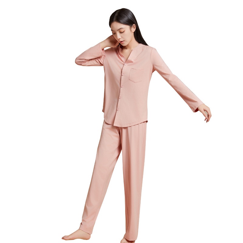 ChicShe Classe A Pigiama da donna in Tencel, traspirante, antibatterico, a maniche lunghe, autunnale, in cotone, per la casa, Xinjiang_voghion.com