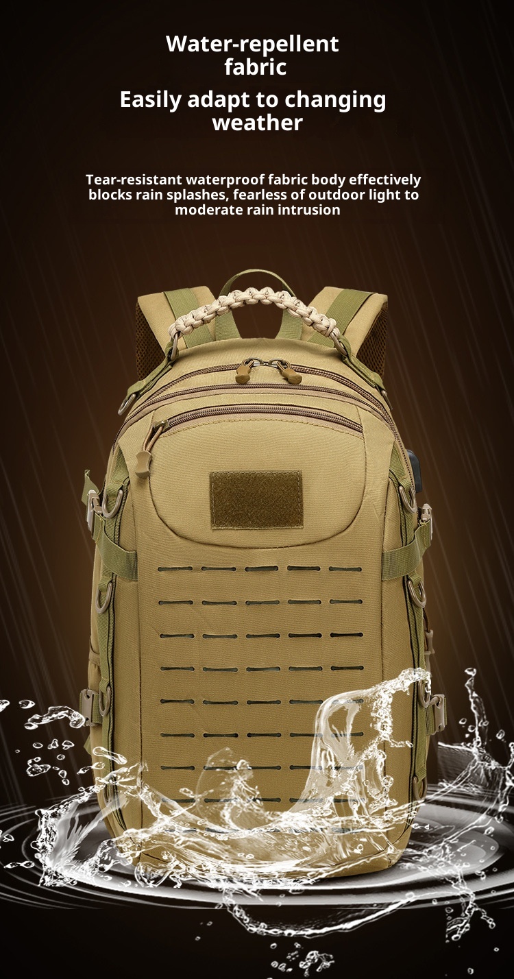 ActiveGo Taktischer Rucksack mit großem Fassungsvermögen, wasserdicht, abriebfest, multifunktional, für Bergsteigen, Wandern, Reisen, Herren_voghion.com