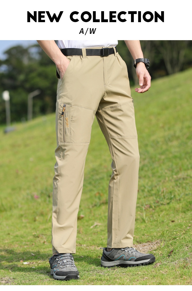 001 Leichtes Sommerwanderoutfit in Übergröße für Damen und Herren, dehnbar, winddicht, schnelltrocknend, ideal für Outdoor-Sportarten._voghion.com