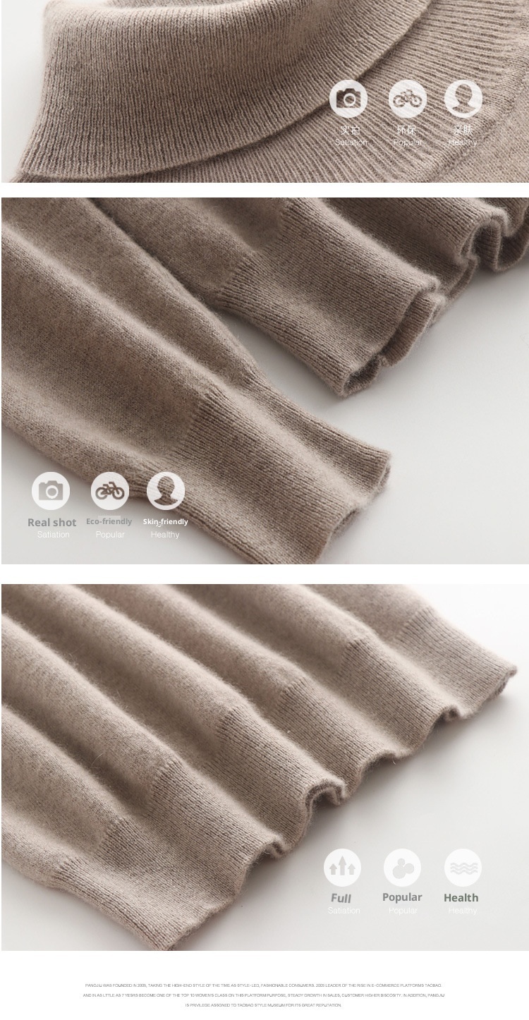 boy Boy Boy Autumn Winter Men's Turtleneck Pullover Turn-down Collar Wool Long Sleeve Plus Size Cashmere Knitted Sweater Base Layer_voghion.com