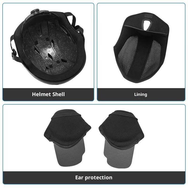 001 Verstellbarer warmer Outdoor-Sporthelm für Erwachsene, Kinder-Snowboard- und Skihelm_voghion.com