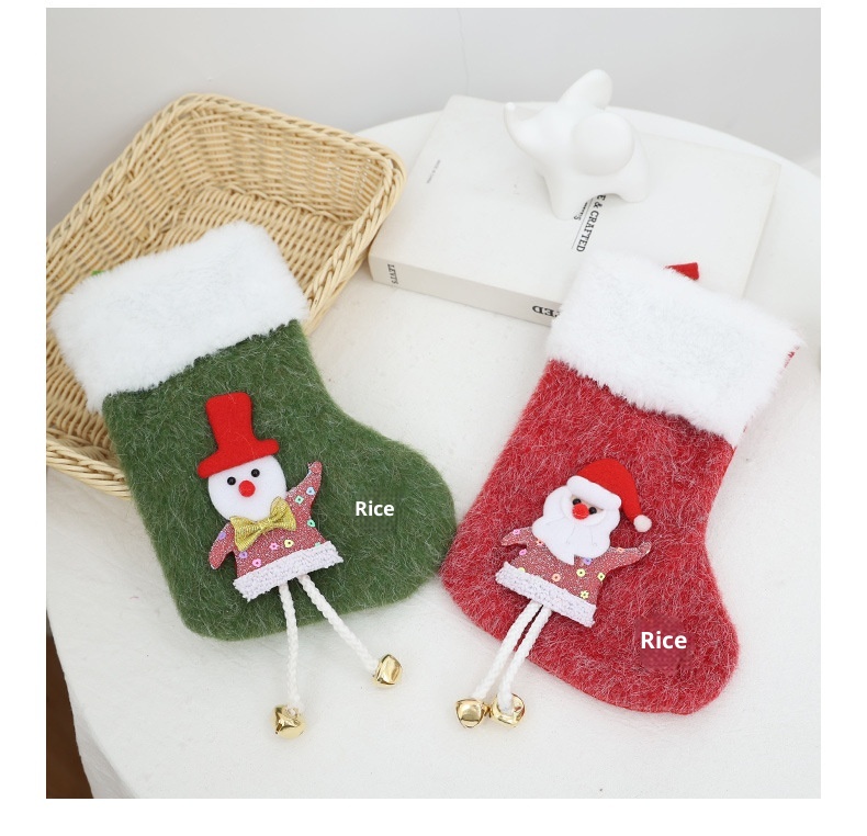 Lillian Cro-Border Candy Sock Cartoon With Leg Fireplace Ornament Chritma Decoration Party Arrangement Hanging_voghion.com