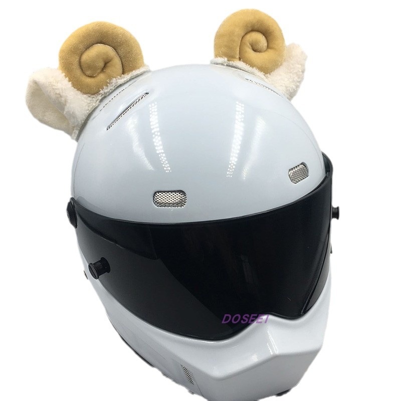 001 Angelababy Estilo Adorable Decoración de Orejas de Oveja para Vehículos Eléctricos Accesorios para Cascos de Esquí DIY_voghion.com