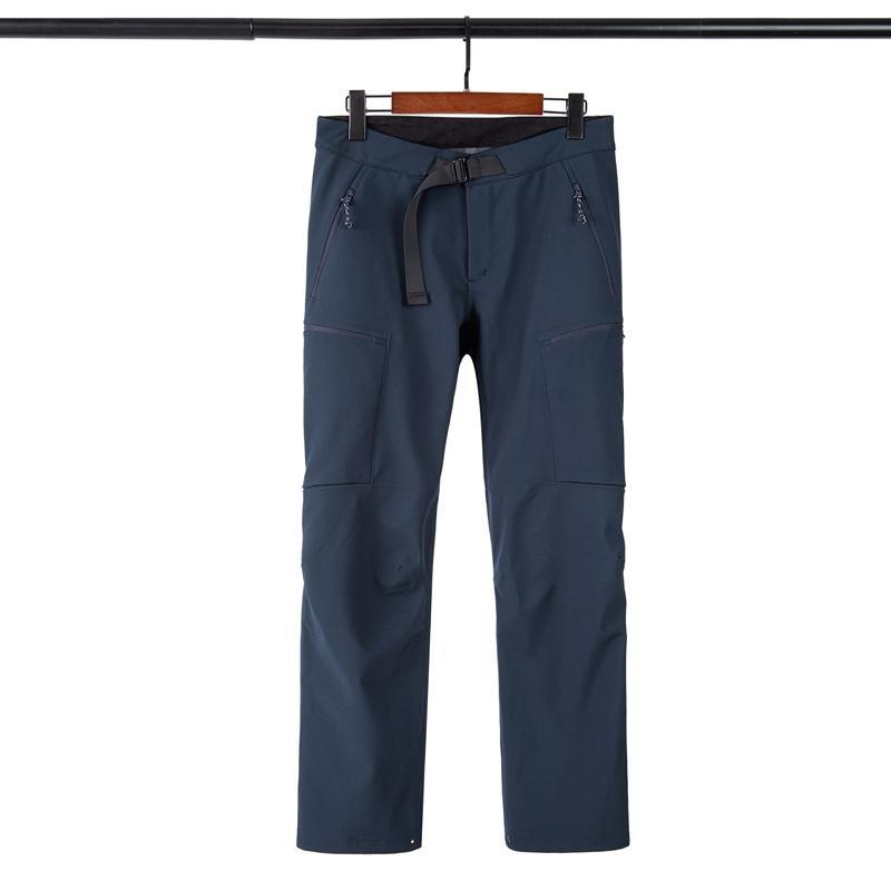 001 Outdoor Sports Zimowe wiatroszczelne, wodoodporne, laminowane, ciepłe, miękkie spodnie trekkingowe z polaru_voghion.com