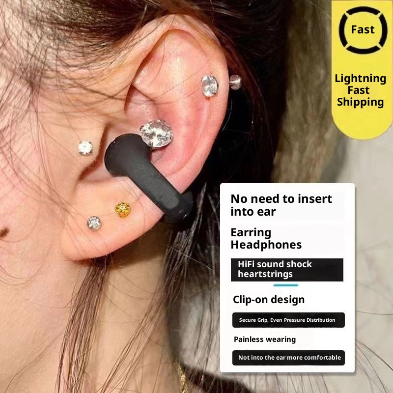 3c T7500 Bluetooth-Kopfhörer, TWS-Stil, kabellos, nicht im Ohr, Sportclip, Knochenleitung, lange Akkulaufzeit, bevorzugt_voghion.com