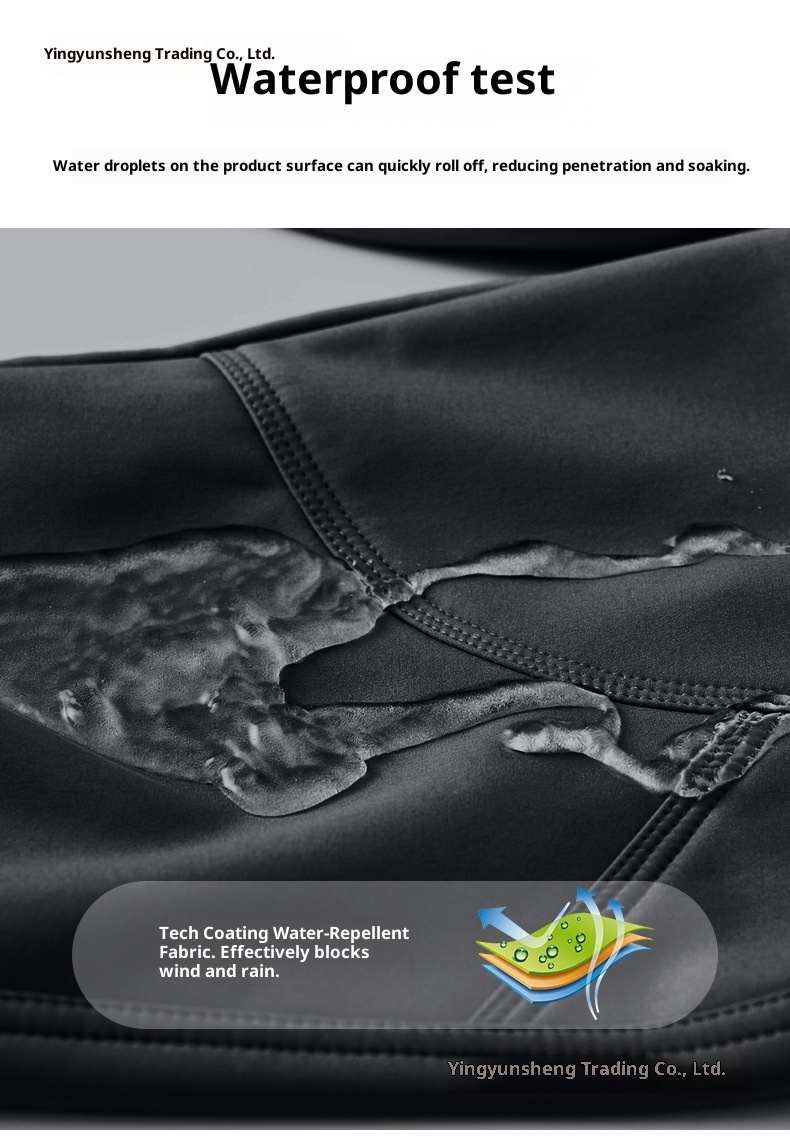 001 Autumn Winter Softshell For Men And Women, Water-Resistant, Windproof, Outdoor Fleece-Lined, Thickened, Soft Shell,_voghion.com