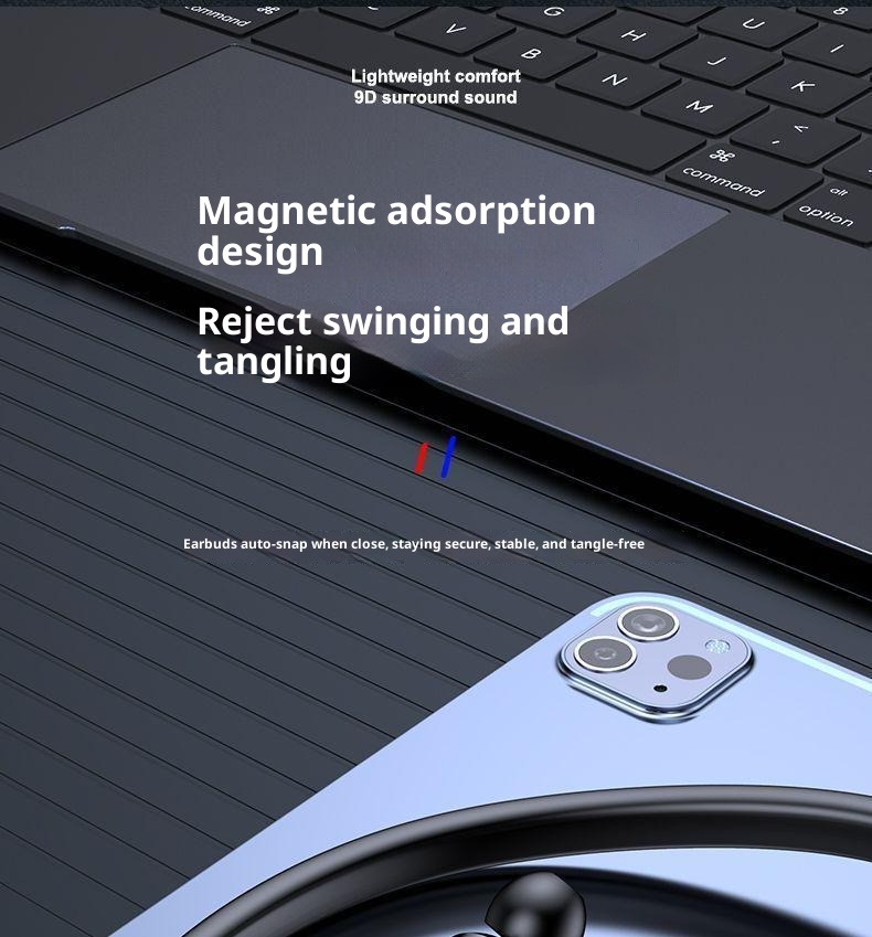 3c Long Battery Life Large Capacity Bluetooth Earphones Wireless Neckband Sports Waterproof New Running Dedicated_voghion.com