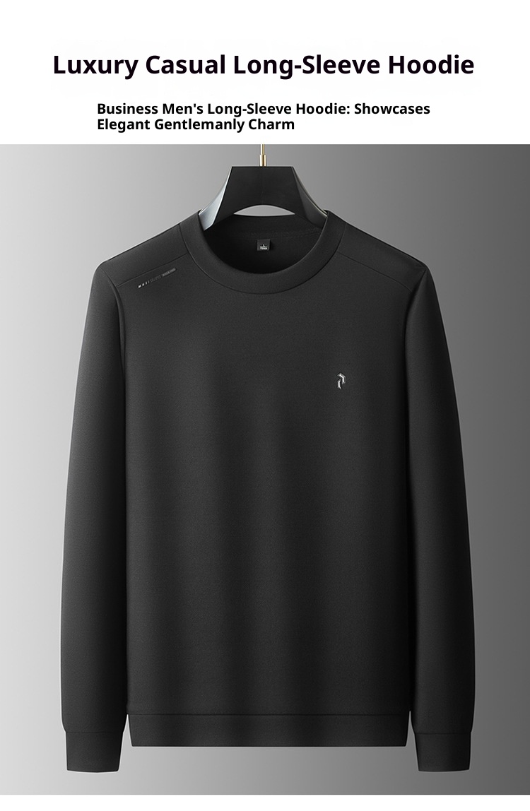 jongen 2025 Herfst Nieuwe Heren Losse Plus Size Ronde Hals Modal Lange Mouw Sweatshirt Voor Heren_voghion.com