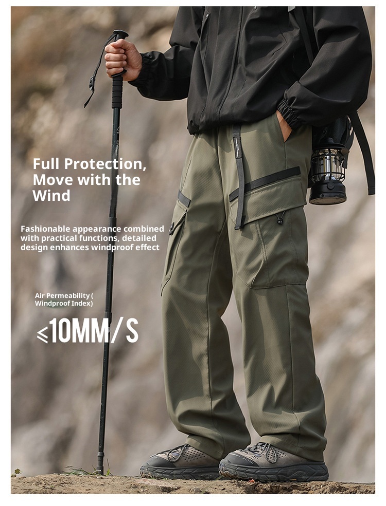 001 Camel HJCAMEL Giacca da esterno staccabile da uomo, pantaloni cargo sportivi larghi invernali nuovi_voghion.com