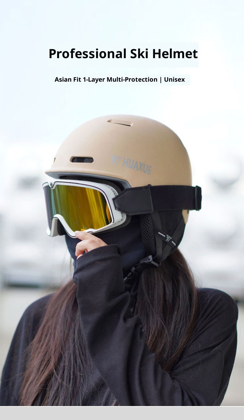 001 MAHAER Ski- und Snowboardausrüstung Schutzausrüstung für Damen und Herren Warmer Antikollisionshelm Schneekappe_voghion.com